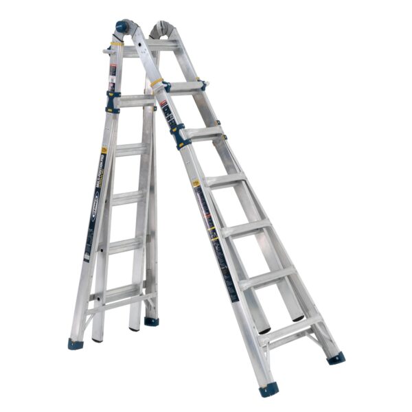 Werner MT-26IAA 26ft Reach Multi-Position Ladder, Type IAA 375 lb, Aluminum product image