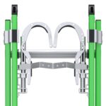 Werner B7128-2X9294 28ft AERO Type IAA Fiberglass Extension Ladder with Strand Grab and V-Rung, Box Rail Tri-Rung, Safety-Green product image