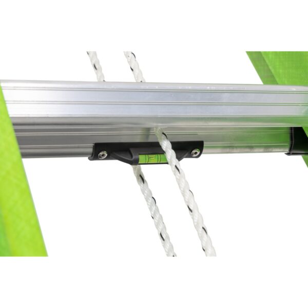Werner B7128-2 AERO Type IAA Fiberglass Box Rail/Tri-Rung Extension Ladder, 28 ft, Safety-Green, 375 lb Duty Rating product image