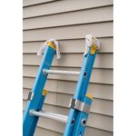 Werner D6028-2 28ft Type I Fiberglass D-Rung Extension Ladder, Blue product image