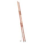 Werner D6228-3 28ft Type IA Fiberglass D-Rung Extension Ladder, Orange, 300 lb Duty product image