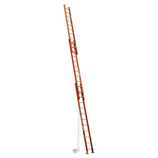 Werner D6228-3 28ft Type IA Fiberglass D-Rung Extension Ladder, Orange, 300 lb Duty product image