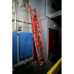 Werner D6228-3 28ft Type IA Fiberglass D-Rung Extension Ladder, Orange, 300 lb Duty product image