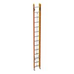 Werner T6228-2GS 28ft Type IA Fiberglass GLIDESAFE Tri-Rung Extension Ladder, 300 lb Duty Rating product image