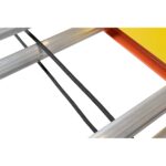 Werner T6228-2GS 28ft Type IA Fiberglass GLIDESAFE Tri-Rung Extension Ladder, 300 lb Duty Rating product image