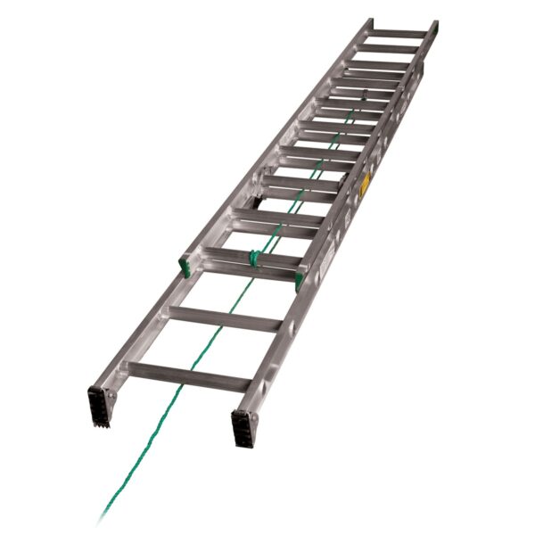 Werner D1228-2 28ft Type II Aluminum D-Rung Extension Ladder, 225 lb Load Capacity product image