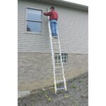 Werner D1728-2EQ The Equalizer Type II Aluminum Extension Ladder, 28 ft, 225 lb Duty Rating product image