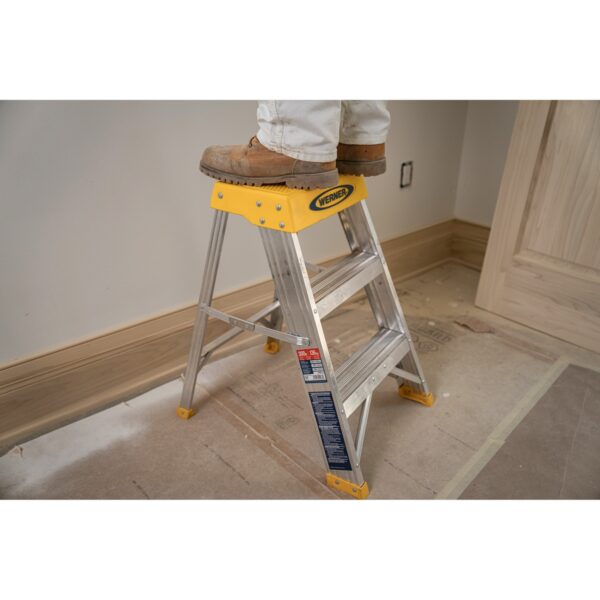 Werner 150B 2ft Type IA Aluminum Step Stool, 300 lb Load Capacity product image