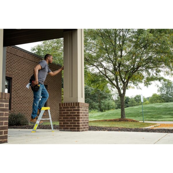 Werner 150B 2ft Type IA Aluminum Step Stool, 300 lb Load Capacity product image