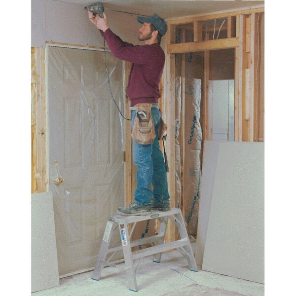 Werner TW372-30 2ft Type IA Aluminum Work Stand, 300 lb per side, 28 in wide platform product image