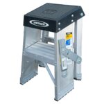 Werner SSA02 2ft Type IAA Aluminum Step Stand, 375 lb Duty Rating, 9 x 14 in Top product image