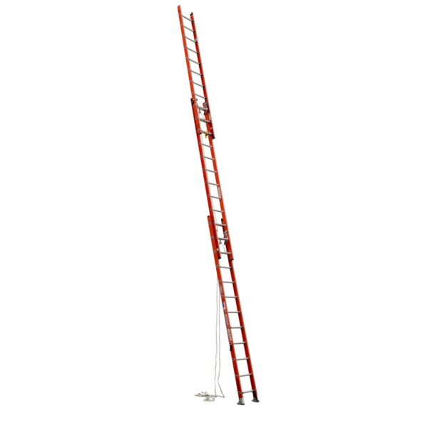 Werner D6232-3 32ft Type IA Fiberglass D-Rung Extension Ladder, 300 lb Load, 3-Section product image