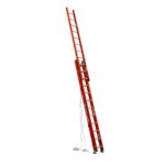 Werner D6232-3 32ft Type IA Fiberglass D-Rung Extension Ladder, 300 lb Load, 3-Section product image