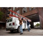 Werner D6232-2 32ft Type IA Fiberglass D-Rung Extension Ladder, 300 lb Duty Rating product image
