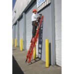 Werner D6232-3 32ft Type IA Fiberglass D-Rung Extension Ladder, 300 lb Load, 3-Section product image