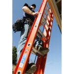 Werner D6232-2 32ft Type IA Fiberglass D-Rung Extension Ladder, 300 lb Duty Rating product image