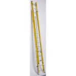 Werner D7132-2LV 32ft Type IAA Fiberglass D-Rung Leveling Extension Ladder, 375 lb Load Capacity product image