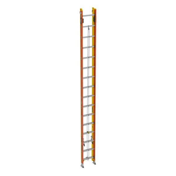 Werner T6236-2GS 36ft Type IA Fiberglass GLIDESAFE Tri-Rung Extension Ladder, 300 lb Duty Rating product image