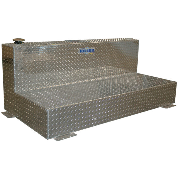 BETTER BUILT 37024149 Aluminum Transfer Tank, 100 Gallon, L-Shape Long, Brite Aluminum product image