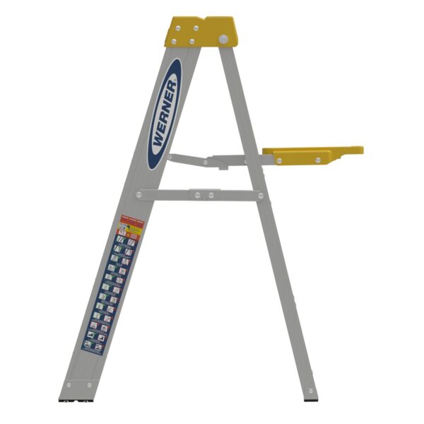 Werner 373 3ft Type IA Aluminum Step Ladder, Single-Sided, 300 lb Duty Rating product image