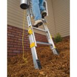 Werner D1340-2 40ft Type I Aluminum D-Rung Extension Ladder, 250 lb Duty Rating product image