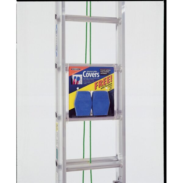 Werner D1240-2 40ft Type II Aluminum D-Rung Extension Ladder, 225 lb Duty Rating product image