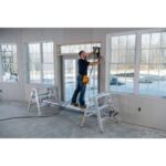 Werner TW374-30 4ft Type IA Aluminum Work Stand, 28 in Wide Steps, 300 lb per side product image