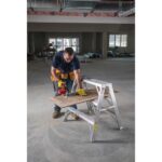Werner TW374-30 4ft Type IA Aluminum Work Stand, 28 in Wide Steps, 300 lb per side product image
