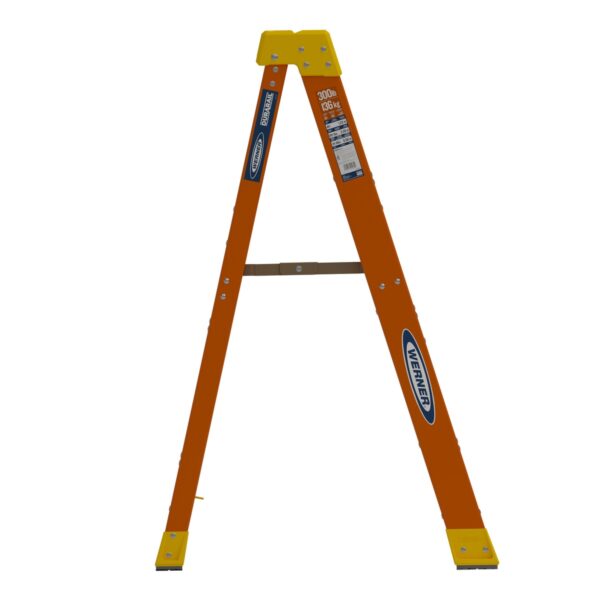 Werner 6204 4ft Type IA Fiberglass Step Ladder, Single-Sided, 300 lb Duty Rating product image