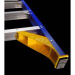 Werner OBEL04 4 ft Type IAA Fiberglass Electricians JobStation Step Ladder, 375 lb Load Capacity product image