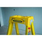 Werner 6304 4ft Type IAA Fiberglass Step Ladder, Single-Sided, Yellow, 375 lb Capacity product image
