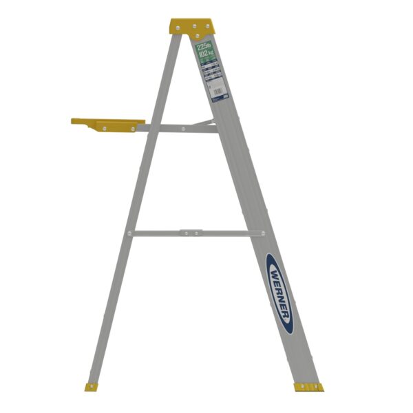 Werner 354 4ft Type II Aluminum Step Ladder, Single-Sided, 225 lb Duty Rating product image
