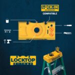 Werner 5904 4ft Type II Fiberglass Step Ladder, Single-Sided, 225 lb Load Capacity product image