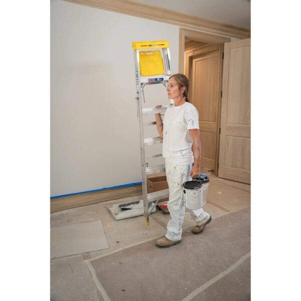 Werner 365 5ft Type I Aluminum Step Ladder, Single-Sided, 250 lb Duty Rating product image