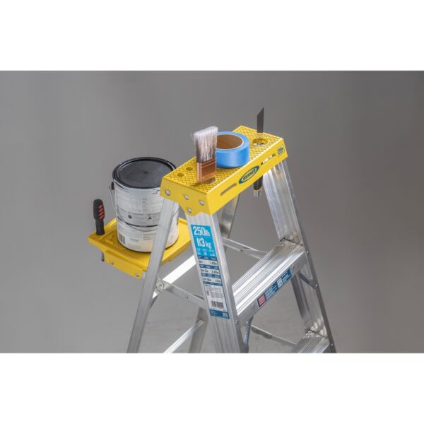 Werner 365 5ft Type I Aluminum Step Ladder, Single-Sided, 250 lb Duty Rating product image