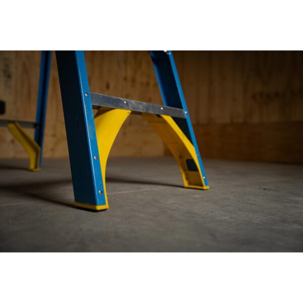 Werner 6005 5ft Type I Fiberglass Step Ladder, Single-Sided, 250 lb Duty Rating product image