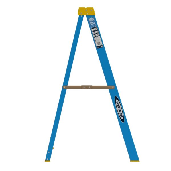 Werner 6005 5ft Type I Fiberglass Step Ladder, Single-Sided, 250 lb Duty Rating product image