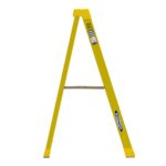 Werner 6305 Type IAA Fiberglass Step Ladder, 5 ft, Single-Sided, 375 lb Load product image
