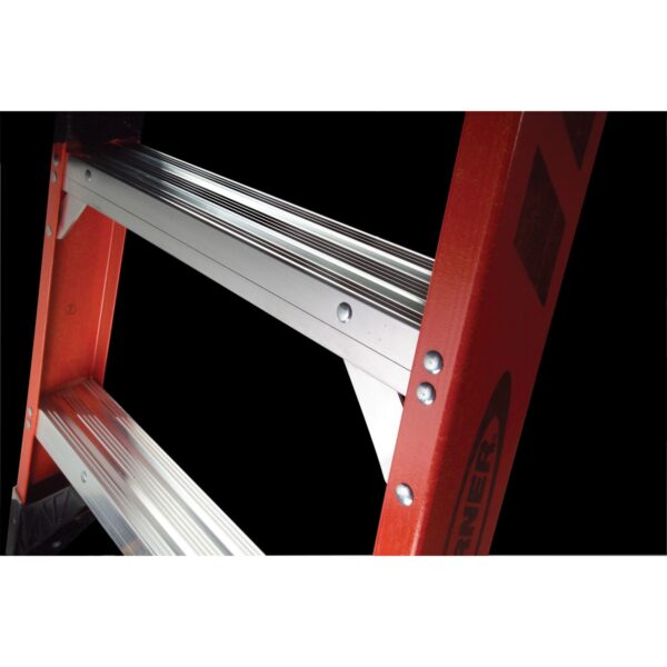 Werner T7405 5ft Type IAA Fiberglass Twin Stepladder, 375 lb per side product image