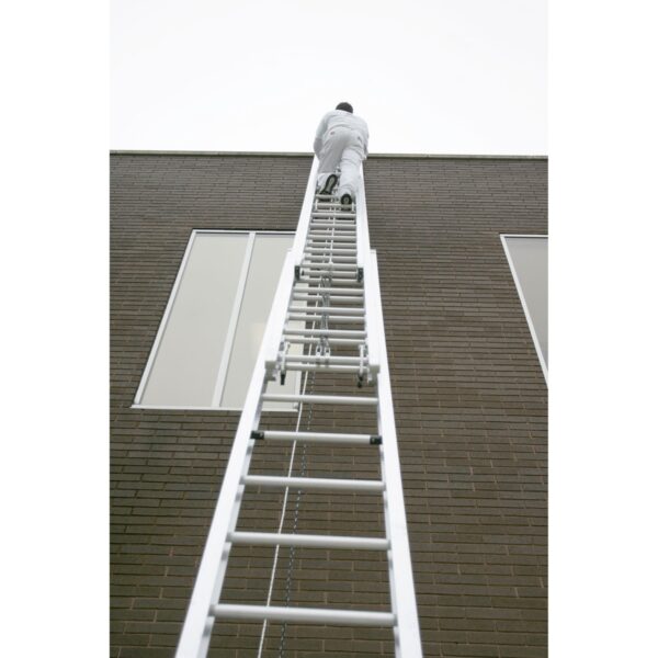 Werner 560-3 60ft Type I Aluminum Round Rung Extension Ladder, 3-Section, 250 lb Duty Rating product image