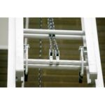 Werner 560-3 60ft Type I Aluminum Round Rung Extension Ladder, 3-Section, 250 lb Duty Rating product image