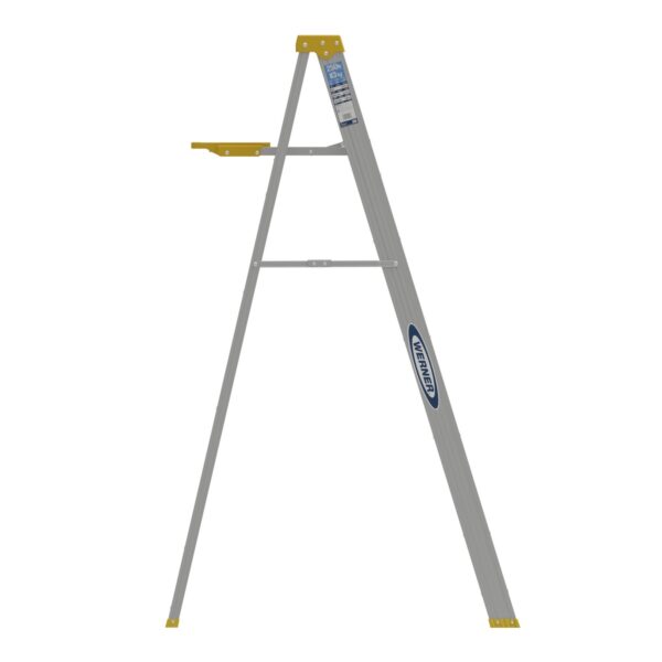 Werner 366 6ft Type I Aluminum Step Ladder, Single-Sided, 250 lb Duty Rating product image