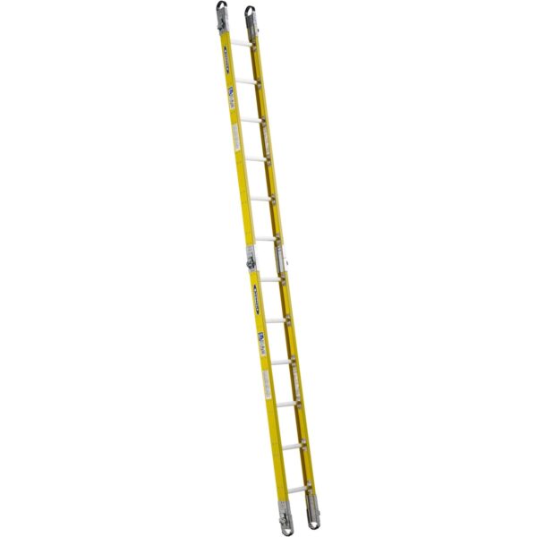 Werner S7706-1 6ft Type I Fiberglass Parallel Sectional Ladder, Yellow, 250 lb Duty Rating product image