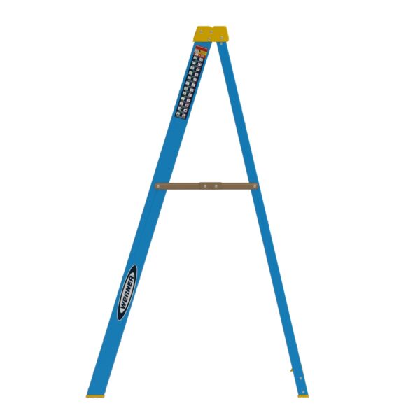 Werner 6006 6ft Type I Fiberglass Step Ladder, Single-Sided, 250 lb Duty Rating product image