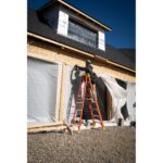 Werner 6206S 6ft Type IA Fiberglass Step Ladder with Shelf, Single-Sided, 300 lb Load Capacity product image