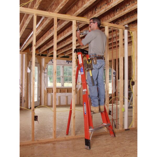 Werner FTP6206 6ft Type IA Fiberglass Tripod Ladder, 300 lb Duty Rating product image