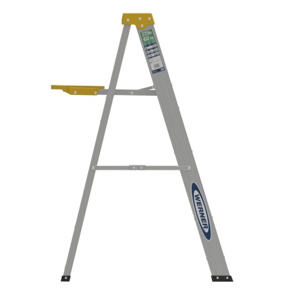 Werner 356 6ft Type II Aluminum Step Ladder, 225 lb Duty Rating, Single-Sided product image