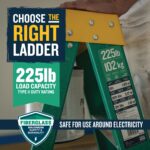 Werner 5906 6ft Type II Fiberglass Step Ladder, Single-Sided, 225 lb Load Capacity product image