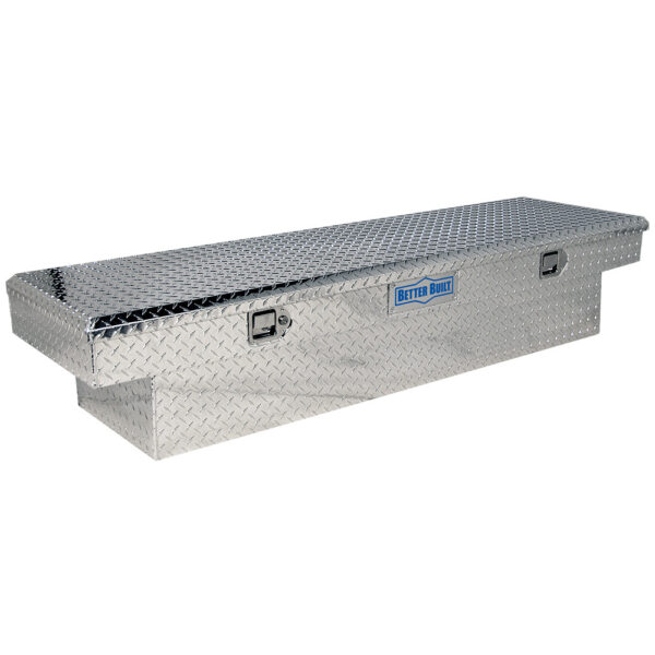 BETTER BUILT 73010965 Saddle Truck Box, Brite Aluminum, 71 in product image