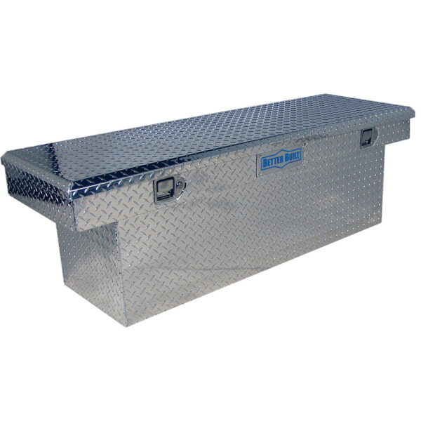 BETTER BUILT 73010966 Saddle Truck Box, Deep, Brite Aluminum, 71 in x 20 in x 19 in product image